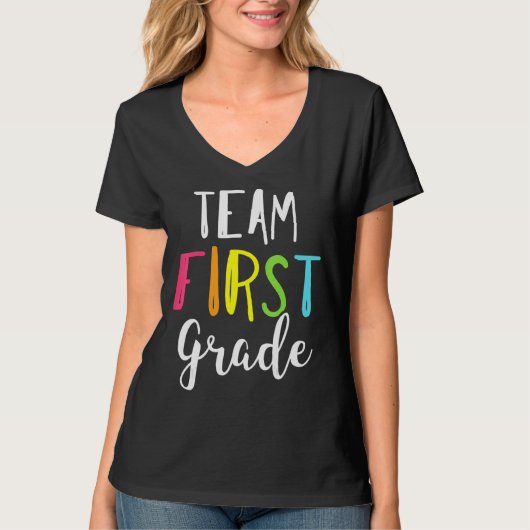 hallo eerste graad team eerste graad terug naar sc t-shirt (Voorkant)
