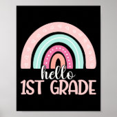 hallo eerste graad terug naar school eerste graad  poster (Voorkant)