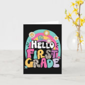 Hallo ·Eerste klas Byck naar school leraar eerste  Kaart (Gele Bloem)