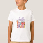 Hallo eerste klas t-shirt (Voorkant)