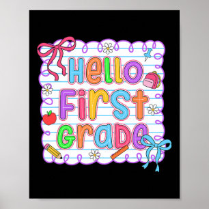 Hallo Eerste Klas Team Eerste Klas Terug naar Scho Poster