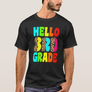 hallo eerste schooldag t-shirt
