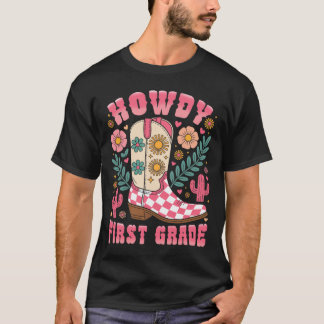 Hallo eerstegraads westerse eerstegraads leerkrach t-shirt