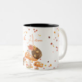 Hallo egel tweekleurige koffiemok (Voorkant rechts)