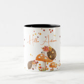 Hallo egel tweekleurige koffiemok (Center)