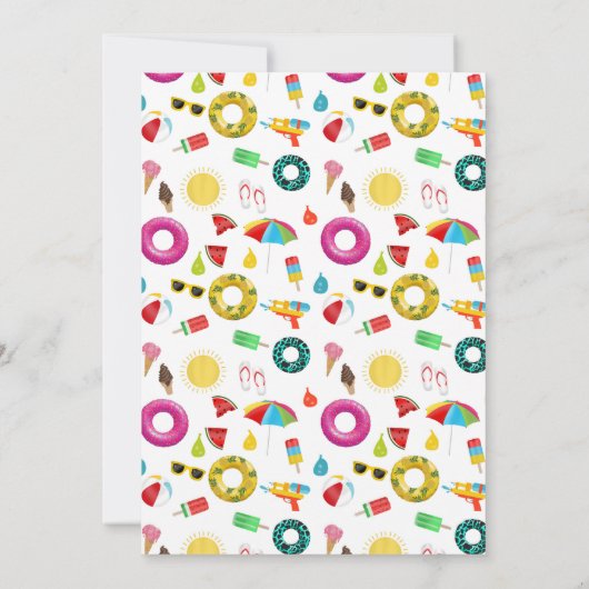 Hallo Einde van het schoolafscheid - Kinder zomerf Kaart (Achterkant)