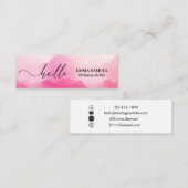 Hallo Elegant Mini Visitekaartje (Voorkant / Achterkant)