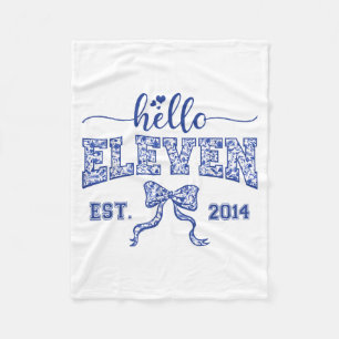 Hallo Elf Gesticht 2014 Coquette Strik 11de Verjaa Fleece Deken