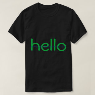hallo en Dag Hacker Code Message T-shirt