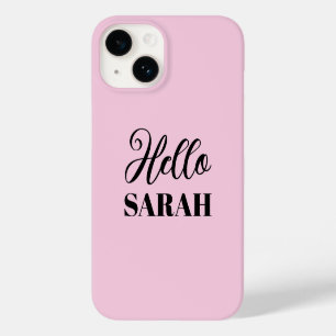 Hallo en jouw naam Case-Mate iPhone 14 hoesje