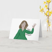 Hallo en vaarwel Kaart (Gele Bloem)