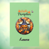 Hallo enge Halloween pompoen Raamsticker (Vel 3)