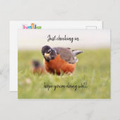 hallo—enkel het controleren in Briefkaart (Voorkant / Achterkant)