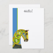 Hallo. Enkele Notitiekaartjes (Voorkant / Achterkant)