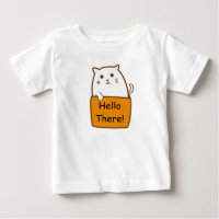 hallo Er Cute cat kat T-shirt