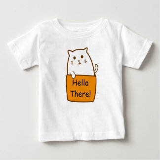 hallo Er Cute cat kat T-shirt