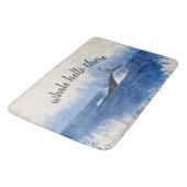 Hallo er een grappige nautische waterverf badmat (Gekanteld)