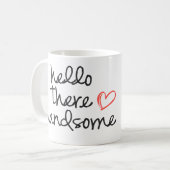 hallo Er is een handige koffiemok (Voorkant links)