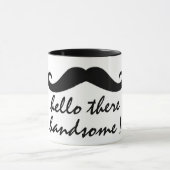 hallo er is een mooi ontwerp voor een grappige mok (Midden)