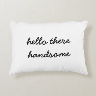 hallo Er is een mooie piloot Decoratief Kussen