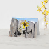 hallo Er Kaart 1 van het Manuscript van de Prayer  (Gele Bloem)