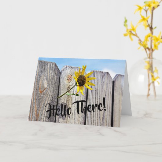 hallo Er Kaart 1 van het Manuscript van de Prayer  (Gele Bloem)