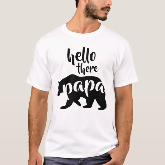 hallo Er Papa Beer T-shirt (Voorkant)