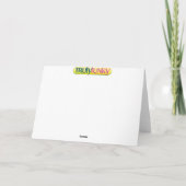 Hallo Erwten in een Pod Kaart (Achterkant)