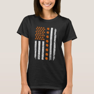 hallo Fall Leaves Autumn Season Maples American FL T-shirt