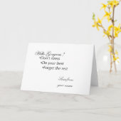 hallo fantastisch en positief kaart (Gele Bloem)