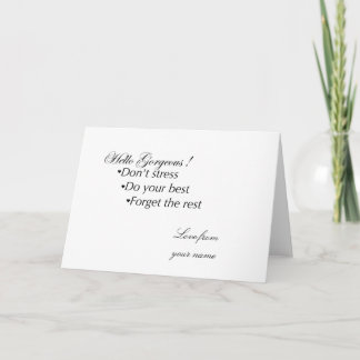 hallo fantastisch en positief kaart