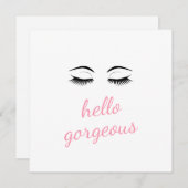 hallo fantastisch met  Eyelashes Glam Birthday (Voorkant / Achterkant)