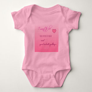 hallo "Favoriet" Valentijn Baby Jersey Sleeper Romper