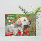 Hallo Favoriete foto's van vaarwel Bedankkaart (Staand voorkant)