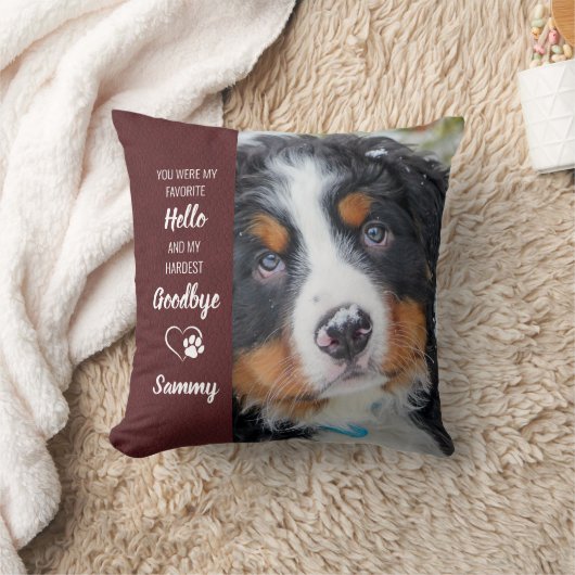 Hallo Favoriete Hond Memorial Kussen (Deken)