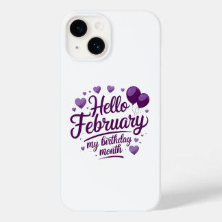 Hallo Februari: Vier je verjaardag maand! Case-Mate iPhone 14 Hoesje
