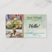 hallo First Spring Flowers PCM1 Calling Visitekaartje (Voorkant)