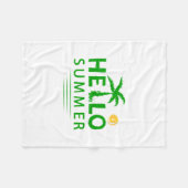 hallo fleece deken (Voorkant (Horizontaal))