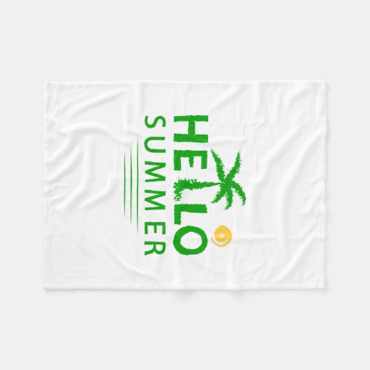 hallo fleece deken (Voorkant (Horizontaal))