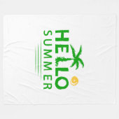 hallo fleece deken (Voorkant (Horizontaal))