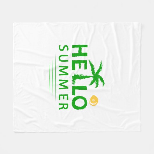 hallo fleece deken (Voorkant (Horizontaal))