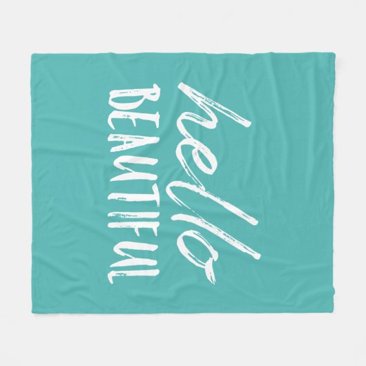 hallo fleece deken (Voorkant (Horizontaal))