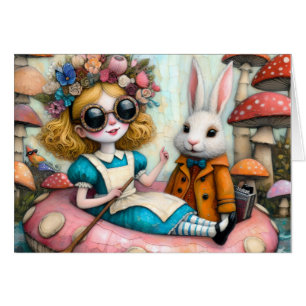 Hallo Float Trip Fantasy Alice en White Rabbit,