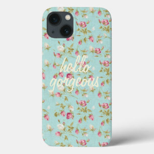hallo  floreel patroon shabby roos chic Case-Mate iPhone case
