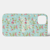 hallo  floreel patroon shabby roos chic Case-Mate iPhone case (Achterkant (horizontaal))