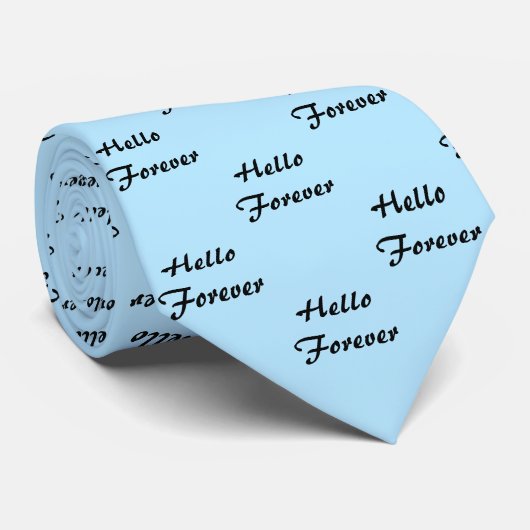 hallo Forever Stropdas (Opgerold)