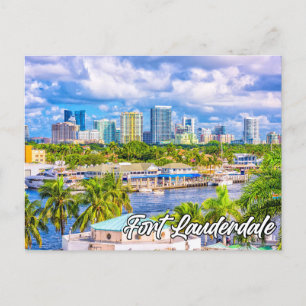 Hallo ₩ Fort Lauderdale, Florida, Verenigde Staten Briefkaart