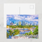 Hallo ₩ Fort Lauderdale, Florida, Verenigde Staten Briefkaart (Voorkant / Achterkant)