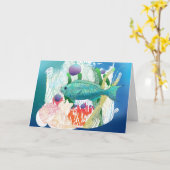 Hallo Fortnight Fish zegt. Kaart (Gele Bloem)