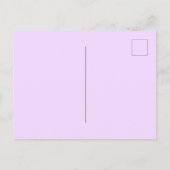 hallo ", four-oh!" 40e verjaardag paarse uitnodigi briefkaart (Achterkant)